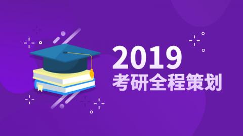 2019考研全程策划（张严）